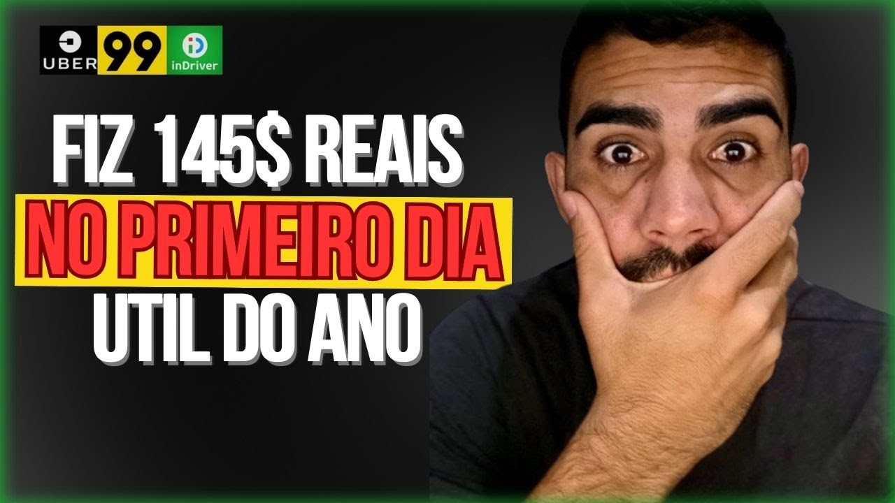 💥Primeiro dia de 2024, MUITO BOM DE CHUVA e corridas nada uber 99pop