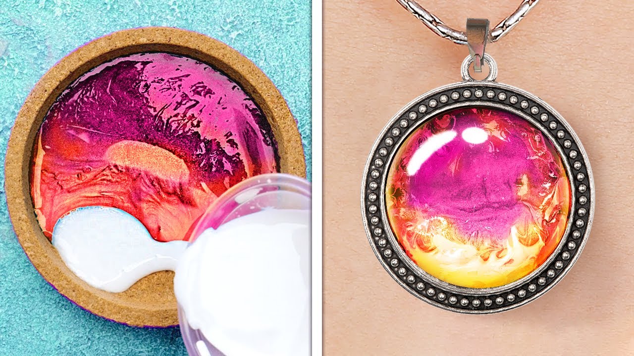 Colorful Resin DIY Crafts You Can Make At Home || Jewelry, Home Decor, DIY Phone Case