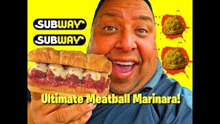 SUBWAY® Ultimate Meatball Marinara Sandwich Review!