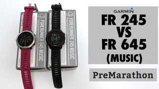 Garmin forerunner 245 vs 645 (music): comparativa YouTube