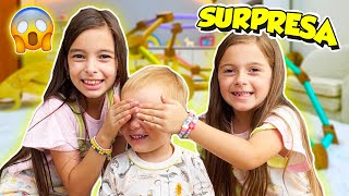 Laurinha e Helena e mamãe fizeram uma surpresa para o Gabriel 💋 JÉSSICA GODAR E LAURINHA E HELENA