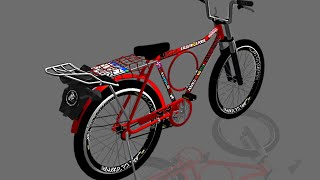 BIKE ARO 26 MONTADINHA 1MB (SÓ DFF) LEVE, VÁRIAS CORES E C/S BRAÇOS E  PERNAS - GTA SA ANDROID E PC 