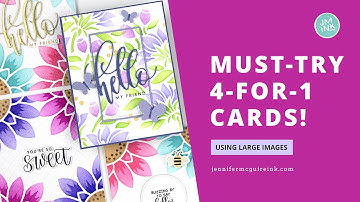 Must-Try 4-For-1 Card Technique [A Favorite!]
