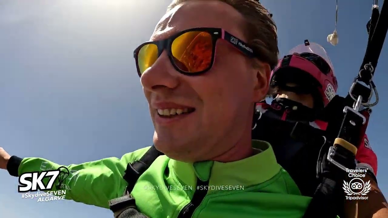 Tandem Skydive Salto de Paraquedas Algarve Thomas