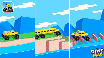 DRIVE MAD 2 GAME IN FANCADE 1 TO 12 LEVEL COMPLETE ANDROID/IOS GAMEPLAY || GAMING CUBE