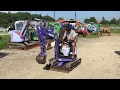 Komatsu PC08UU мини тест мини экскаватора со встроенным гидромолотом в стрелу.
