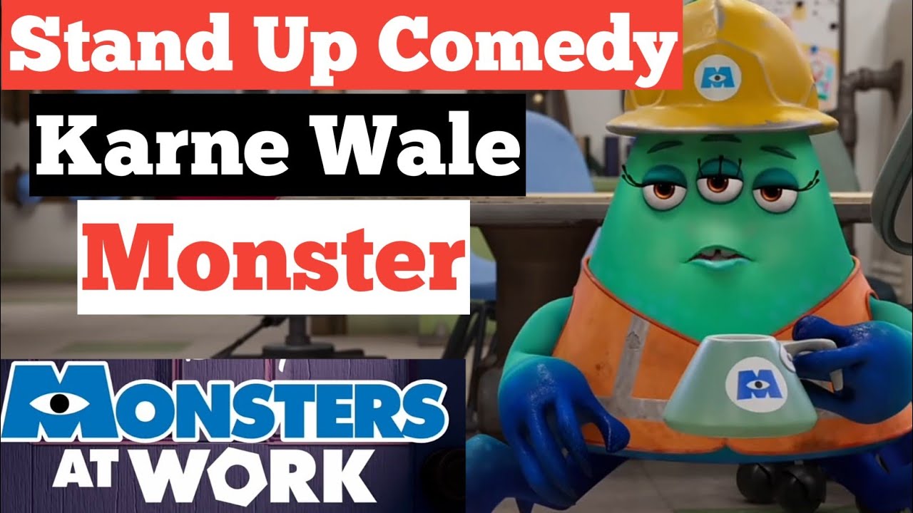 Monster at work Review! disneyplus hotstar's animated series Monster at work honest review! Anime !