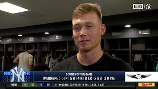 Will Warren earns victory against White Sox