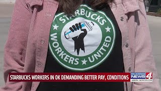 OKC Starbucks employees unionize at Capitol steps