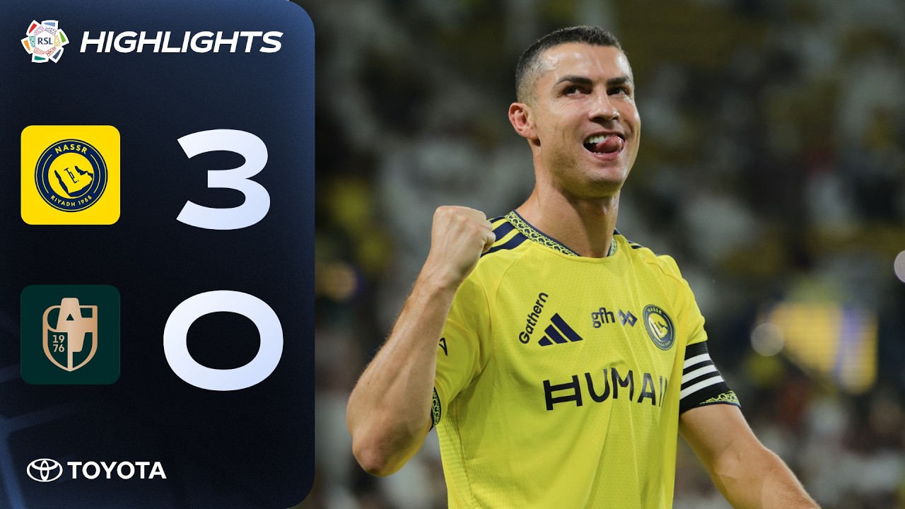 Ronaldo reaches goal 980 in big Al Nassr win 🐐 | Powered by Toyota