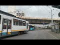 Tramvaiul V3A-93-M2000 288 (12) părăsind terminalul Gara Basarab