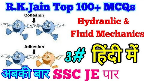 R.K.Jain MCQs Hydraulics & Fluid Mechanics Part 3