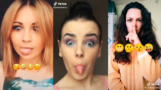 Bagaikan Langit (cover) - Nhece (Part 2) 😜 Cute Tik Tok Girls Face Zoom Compilation