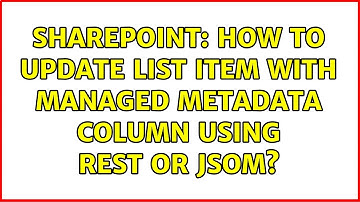 Sharepoint: How to update List item with Managed Metadata column using REST or JSOM?