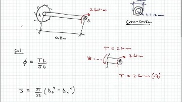Mechanics of Materials - Video 65:  Angle of Twist Example 1