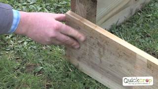 Here is how to build a Classic type Raised vegetable Bed 14 Inches high as demonstrated by Andrew from Quickcrop. Our raised 