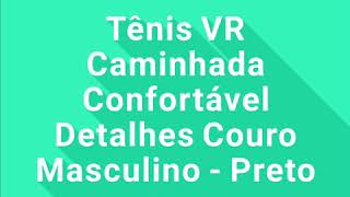 tenis vr caminhada masculino