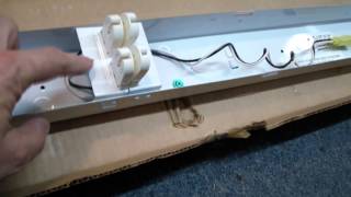 eLEDLights 8ft linear fixture for 4ft bulbs