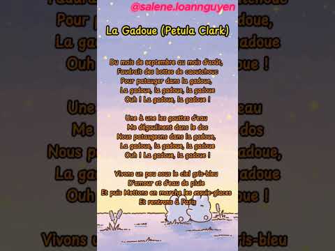 La Gadoue Petula Clark Frenchsong Chansonsfrançaises