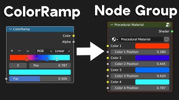 Control a ColorRamp Outside of a Node Group (Blender Tutorial)
