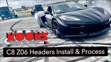 C8 Z06 Kooks Headers Install & Proper Post-Install Procedure To See Power Gains