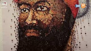 Sikh24 Inspiration - Pin Art of Guru Gobind Singh