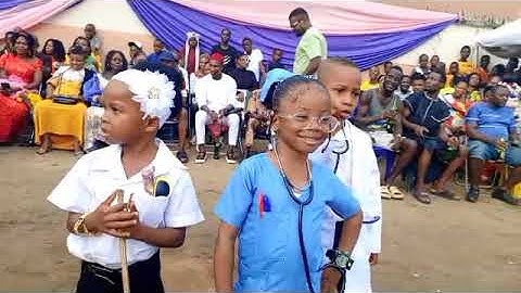 Career Presentation by Children on Graduation Day