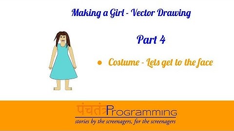 Doing the face eyes eyebrows lips nose - Part 4 Vector Sprite/Character drawing #Scratch #Tutorial