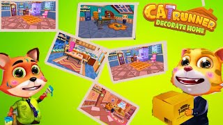 Cat Runner Design Home-Living Room,BedRoom,Dining Room,BathRoom|Cat Runner Android|@GamingGoRithm screenshot 5