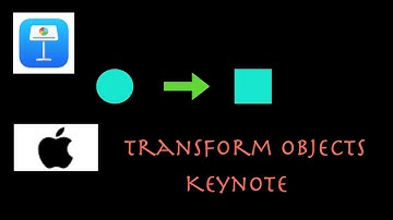 Shape Transitions in Mac Keynote: Transform Objects Seamlessly