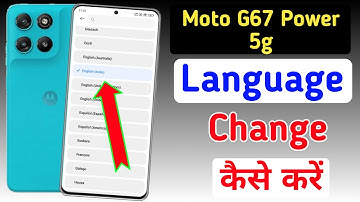 Moto g67 power 5g Phone me Language kaise change kare / How to change Language in Moto g67 power