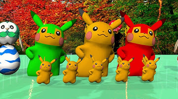 Pokemon | Pikachu Nhảy Siêu Dễ Thương | Pikachu Nhạc Thiếu Nhi Sôi Động | Pikachu Cho Bé