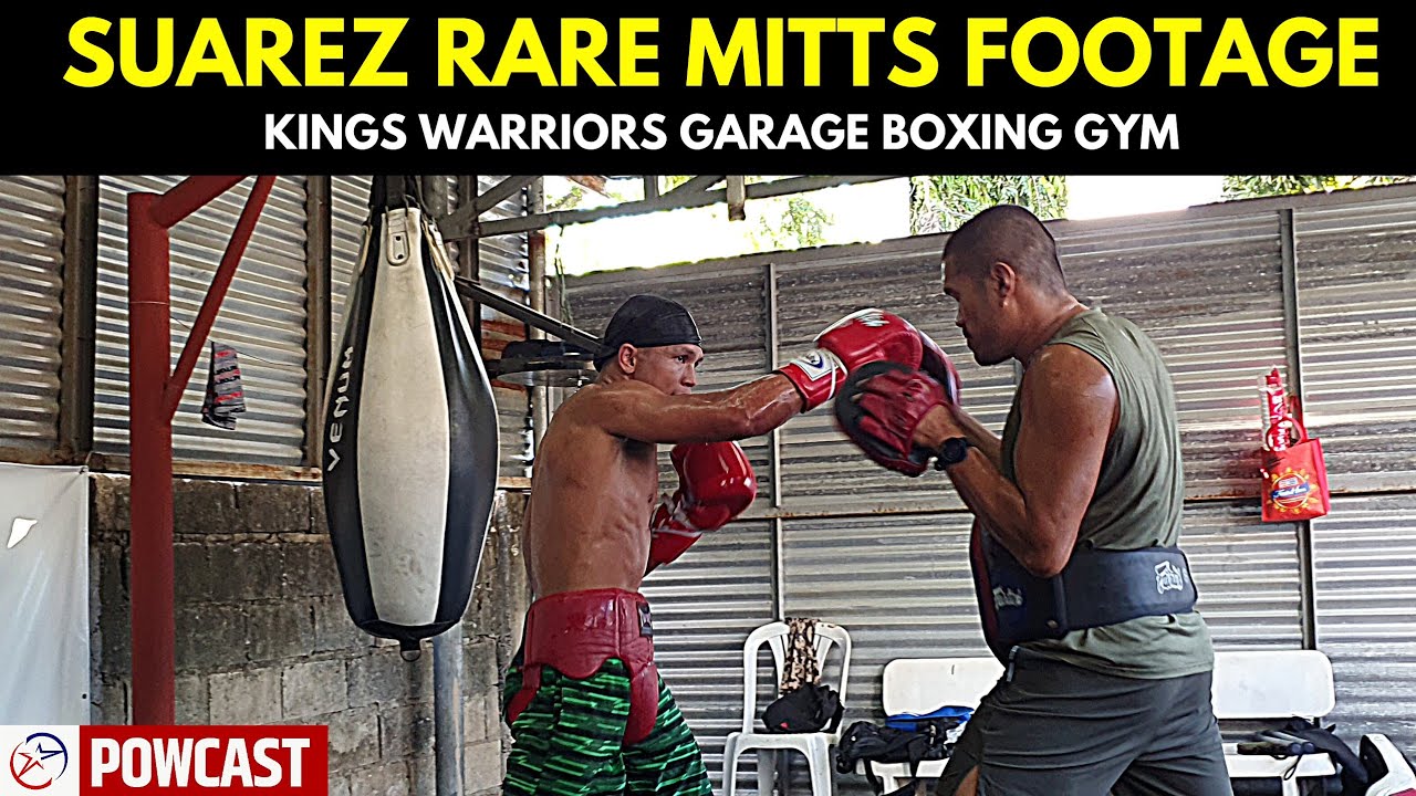 Charly Suarez Rare Mitts Session with Coach Delfin Boholst | Kings Warriors Garage Boxing Gym
