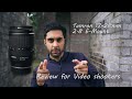 Tamron 17-28mm f2 8 for Sony e mount // A review for video shooters