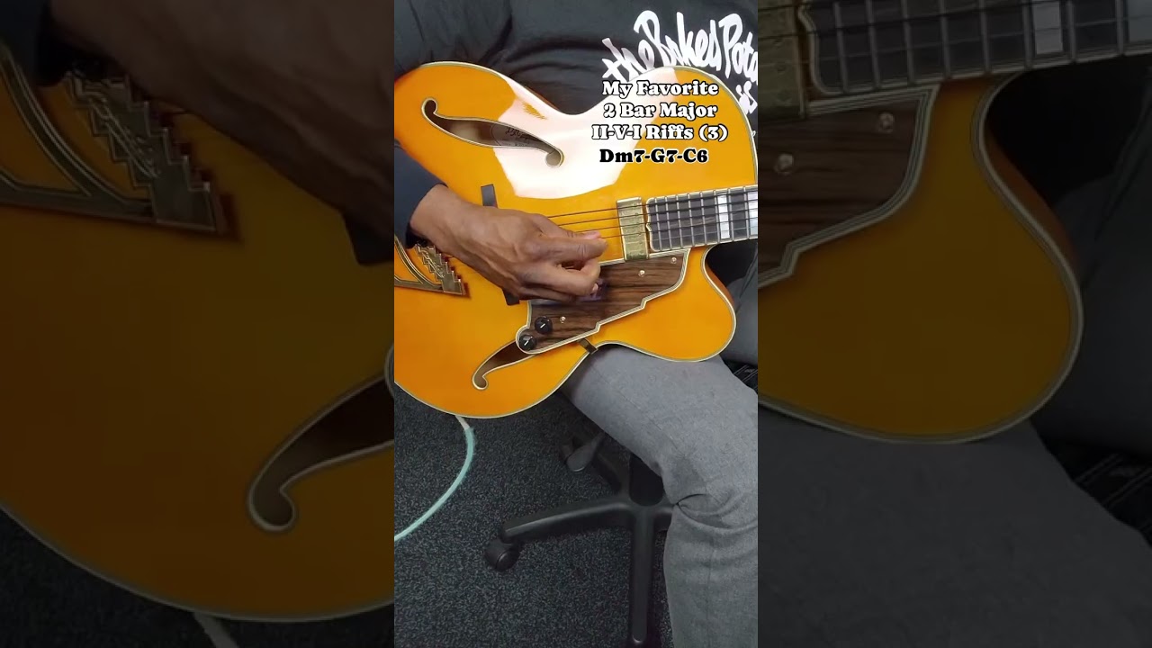 My Favorite Major  II-V Riffs (3) 