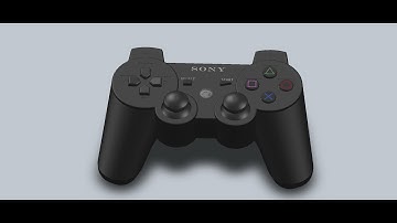 PlayStation 3 (PS3) Controller SolidWorks Model - Button Animation