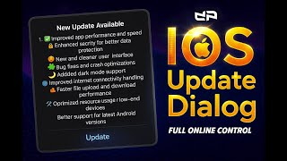 📲 iOS Update Dialog Full Online Control 🌐 | Inject into Any APK using MT Manager | DPMods Tutorial