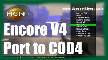 [COD4/PS3] {HEN,CFW} Project Encore V2 (Ported To COD4) Menu By CabCon #OLDSCHOOLMODZ