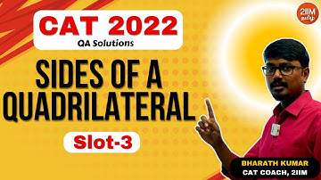 CAT 2022 Slot 3 | Sides of a Quadrilateral | 2IIM CAT Tamil Prep |
