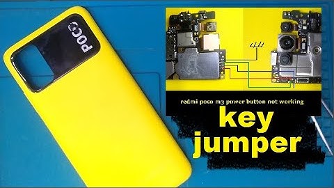 redmi  poco M3 power key ways jumper solution
