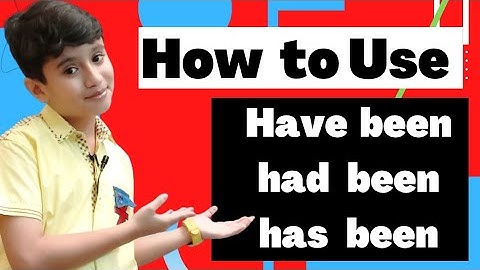 Have been| Had been || Has been | how to use these forms Correctly || Learn English Muhammad Hasnain