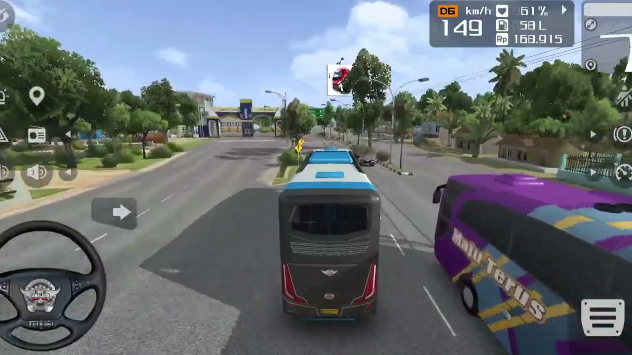 Indonesia Coach bus driving | Euro bus simulator 2025 Android gameplay 
