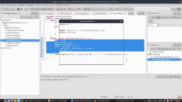 7/7 Refactorizacion en Eclipse   Extraer un método. Eclipse refactoring: Extract method