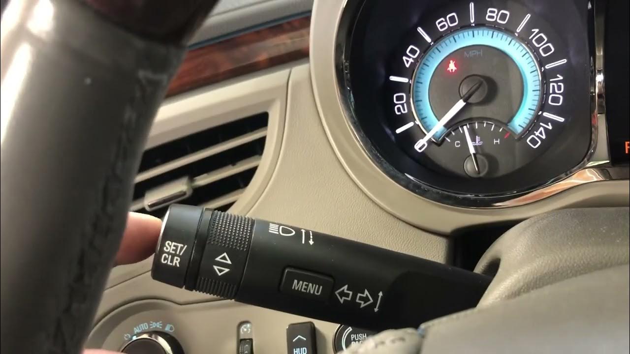 2011 Buick LaCrosse oil life reset - YouTube