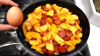 Вкусный рецепт яиц и картошки - Испанский омлет на завтрак