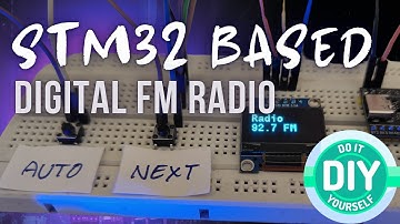 DIY Digital FM Radio with TEA5767 & STM32 Microcontroller | OLED Display Tuner Project