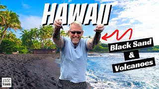 HAWAII BIG ISLAND!  Volcanoes National Park and Punalu'u BLACK SAND BEACH!!  (NCL Pride of America)