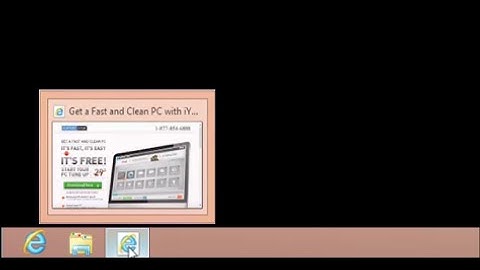 Pin a Website to the Taskbar in Internet Explorer® 10 Preview