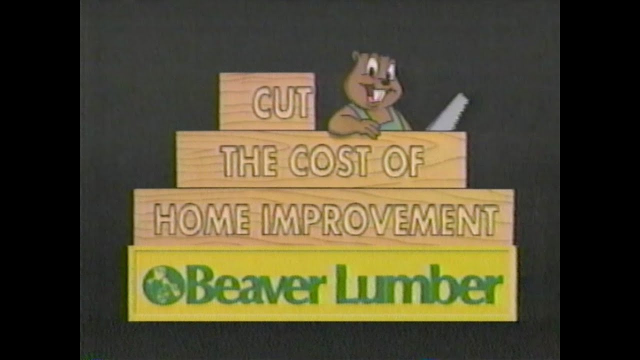 Beaming Beaver Lumber Commercial (90s) YouTube