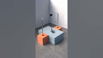 Pendulum strike | Motion graphics in Blender4.